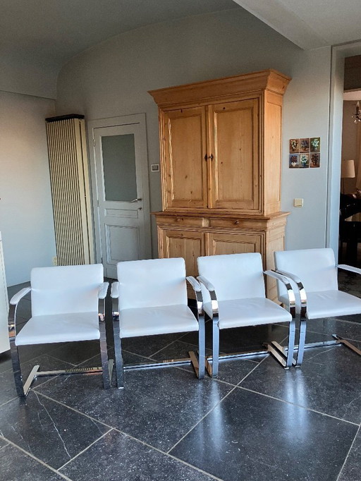 Set of 4 replica Brno chairs