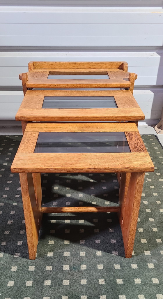 Image 1 of 3 Tables Gigognes by Guillerme & Chambron, 1950