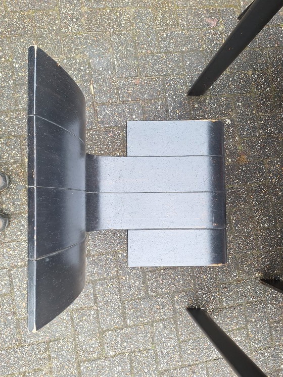 Image 1 of Striptafel met 4 stoelen - Gijs Bakker Castelijn - 1970