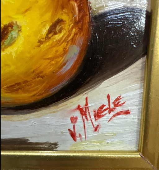 V. Miele - Oil painting on framed masonite - Art and Decoration