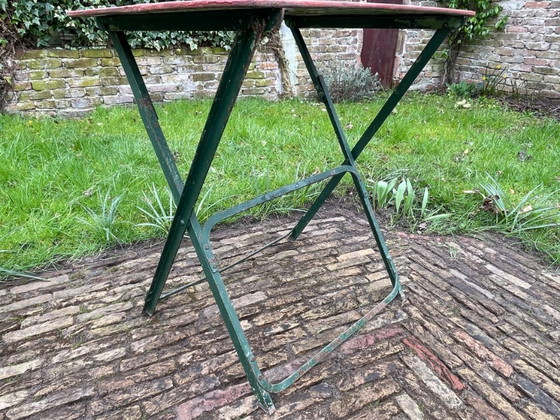 Image 1 of Folding table Garden table French antique