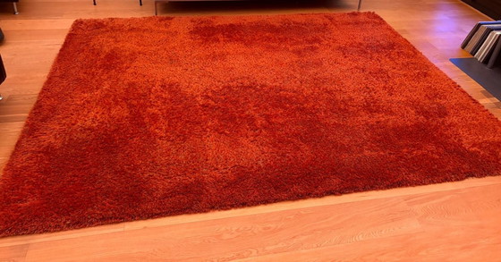 Image 1 of New Zealand wool rug from Carpet Sign - composite red
