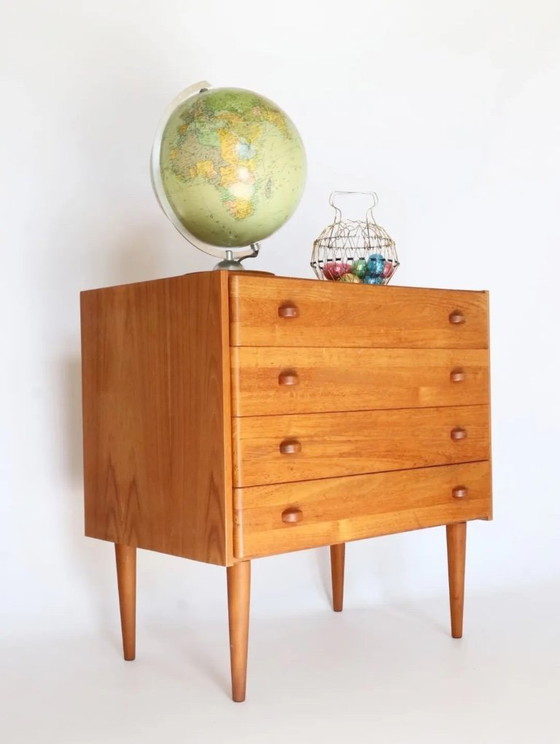 Image 1 of Cassettiera vintage in teak design danese Domino mobler