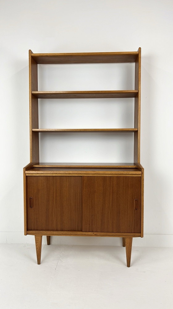 Librerie vintage in impiallacciatura di teak (photo 7 of 11)