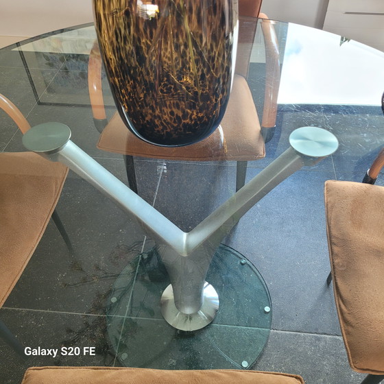 Image 1 of Rolf Benz dining table with 4 chairs