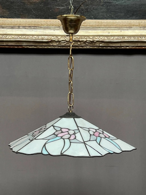 Suspension style Tiffany. – hanglampen, Crystal, Glass, Art Deco (photo 2 of 6)