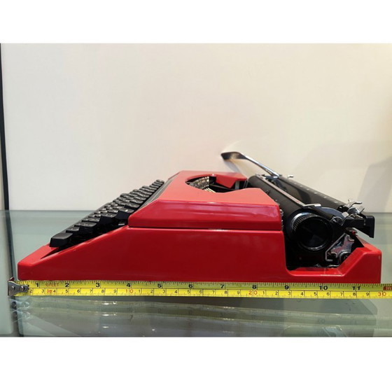 Image 1 of Sperry Remington Idol rote Schreibmaschine mit Etui, Baujahr 1980