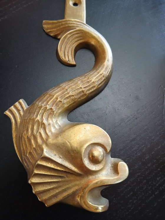 Apliques de pared Art Déco de E. Guillemard (siglo XX) en bronce dorado, firmados. – Bronze (photo 6 of 8)