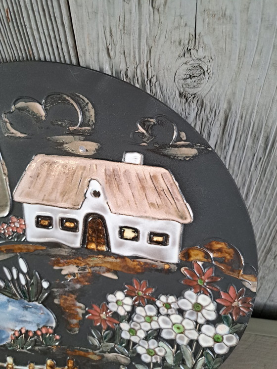 Image 1 of Piatto da parete vintage Ruscha Art