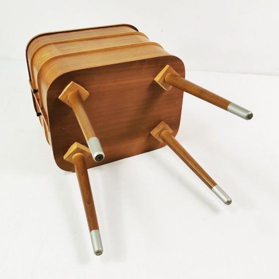 Mid-century teak sewing organizer, 1960s – Side tables, Wood (photo 6 of 15)