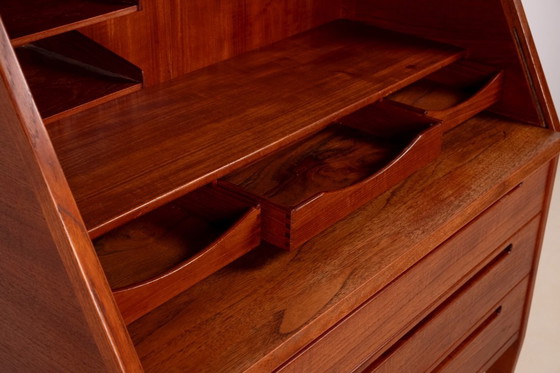 Image 1 of Kai Kristiansen Secretaire Model 63 in Teak, 1960s Denmark