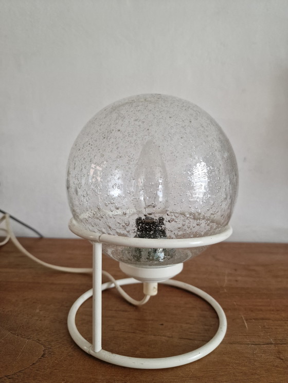 Image 1 of Spiral lamp glass ball 60s