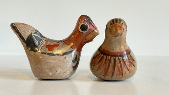 Image 1 of Vintage keramische vogels uit Mexico