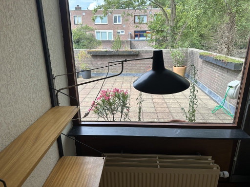Lampe de bureau / Applique murale Artimeta vintage réglable à bras pivotant des années 50