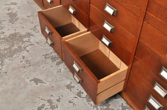 Image 1 of Vintage Eikenhouten Ladekast XL Jaren 30