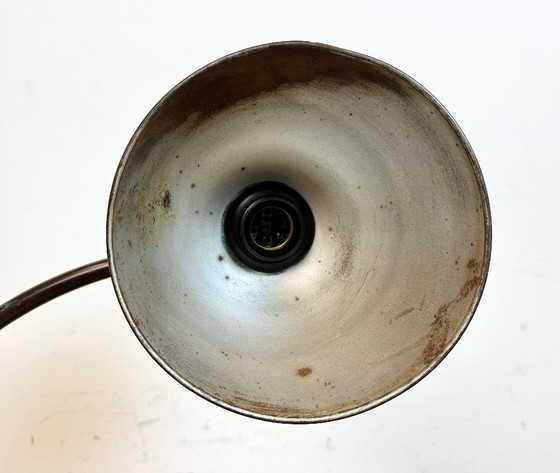 Image 1 of Vintage Brown Adjustable Table Lamp, 1960s