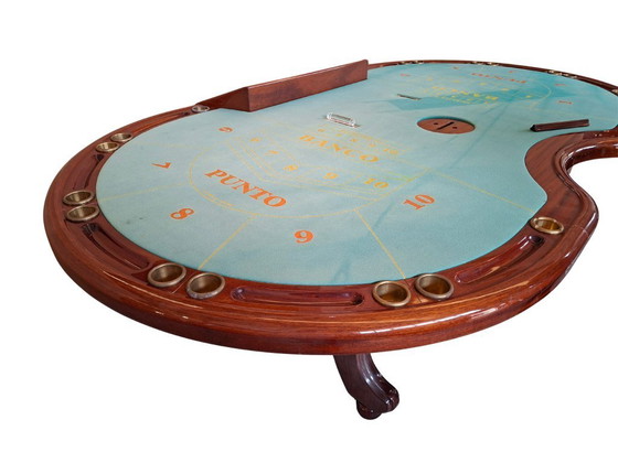 Image 1 of Mesa de juego original "Punto Banco" - Antiguo Casino de Venecia (años 80)