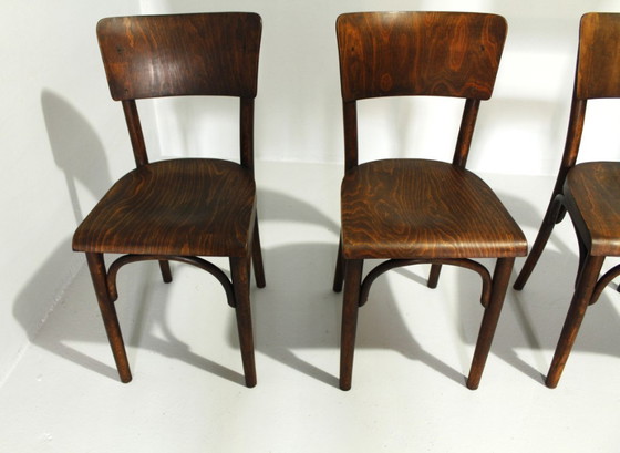 Sedie da Pub Thonet H-48, anni '30, Set di 4 – Sedie da pranzo, Legno (photo 14 of 17)