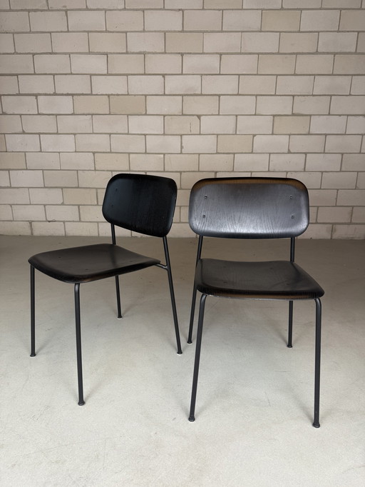 2x HAY Soft Edge 40 Chaise de salle à manger