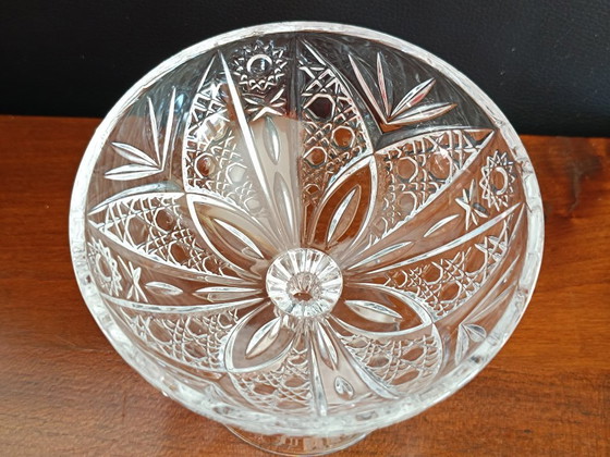 Image 1 of Antico porta caramelle in legno intagliato