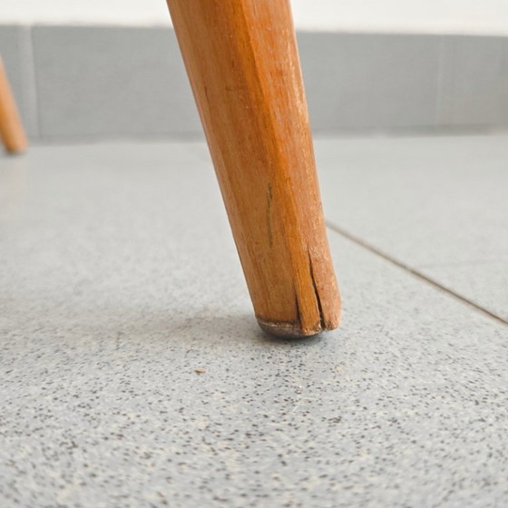 Image 1 of Vintage 1950s Chair with Compass Legs by Gerard Guermonprez, Godfrid Edition, 1950s