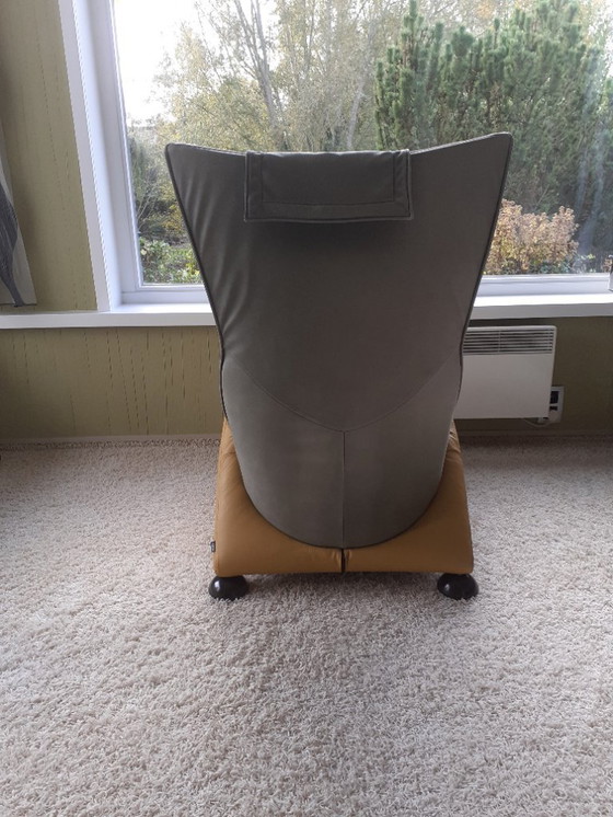 Image 1 of vintage zetel van Jori met voetbank