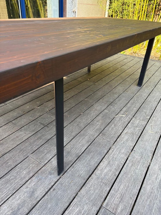 Handcrafted wooden/metal table – Dining tables, Iron (photo 10 of 10)