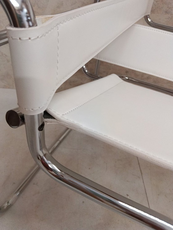 KNOLL Studio Poltrona WASSILY B3 NUOVA, in Cuoio Bianco – Poltrone, Leather (photo 64 of 83)