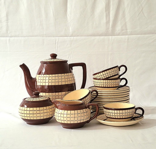 Service à café Colmar de Longchamp – servies, Ceramic