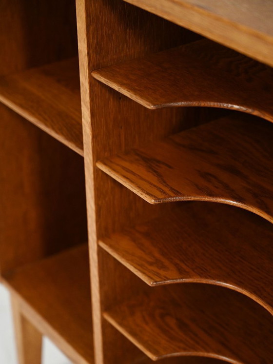 Image 1 of Åvidabergs oak magazine cabinet, 1950s