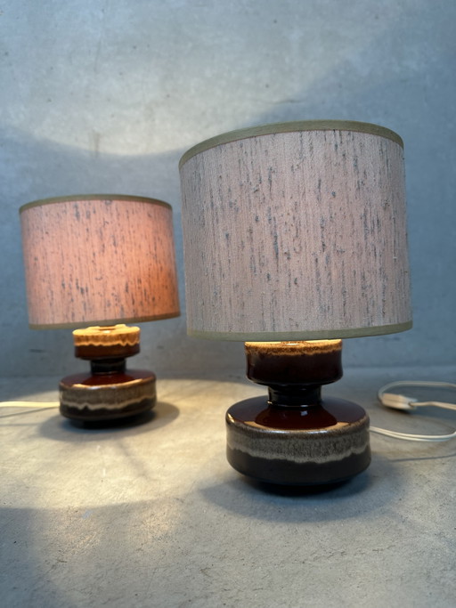 Vintage table lamp - ceramic