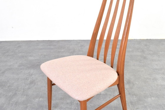Image 1 of Sillas de comedor Mid-Century de teca y lana Eva de Niels Koefoed para Koefoed Hornslet, años 60. Juego de 4