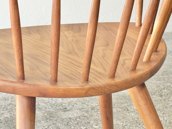 1950ies Arka Lounge Chair Designed by Yngve Ekström for Stolab, Sweden – Armchairs, Cotton, Wood (photo 11 of 12)