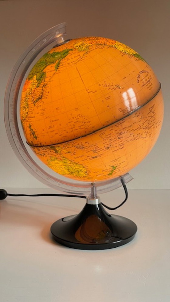 Image 1 of Illuminated Earth Globe Made in Italy