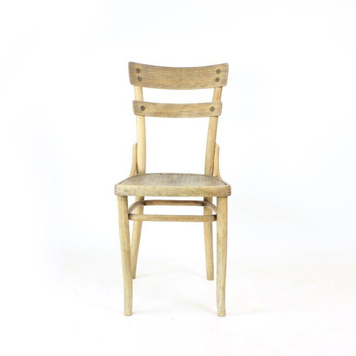 Vintage bistrostolen van gebogen hout van Thonet, jaren 1920
