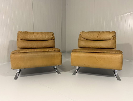 Poltrone Speciali Cromo & Pelle Anni '60 – Chrome (photo 4 of 20)