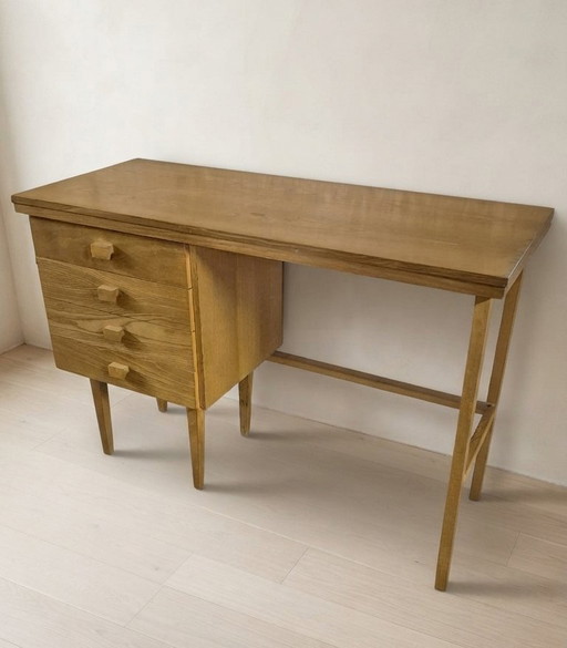 Escritorio vintage de mediados de siglo para señora, de Hikor, Checoslovaquia, década de 1980, 110 × 45 × 75 (photo 2 of 6)