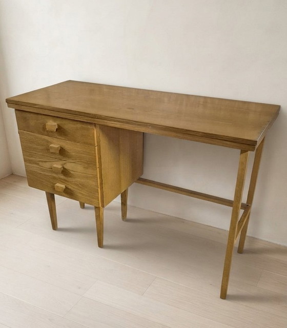 Bureau vintage pour femme, style milieu du XXe siècle, par Hikor, Tchécoslovaquie, années 1980, 110 × 45 × 75 (photo 2 of 6)