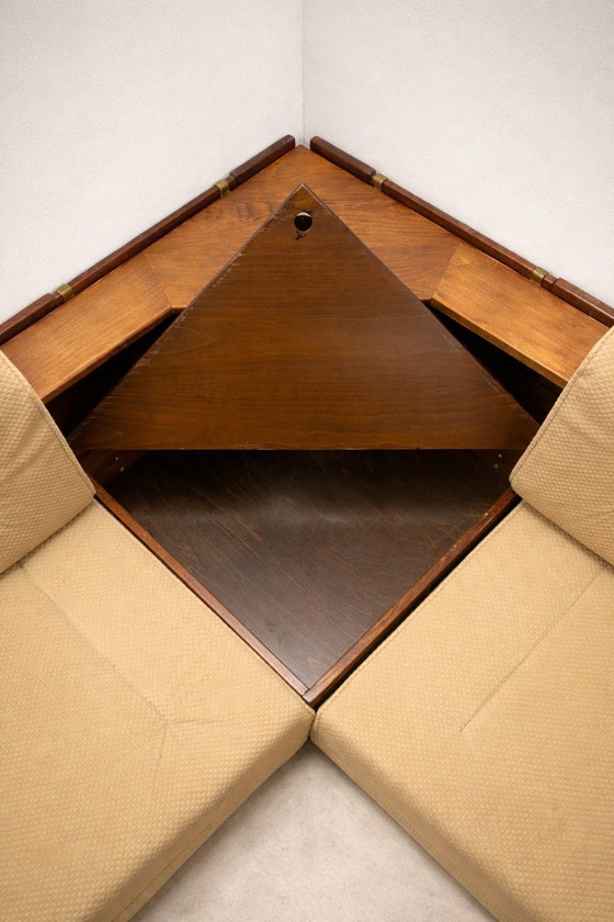 Image 1 of Canapé d'angle style années 60-70, modèle modulable de Drevotvar.
