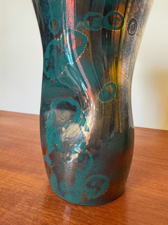 Image 1 of Arts Céram Grand Feu Art Deco Vase
