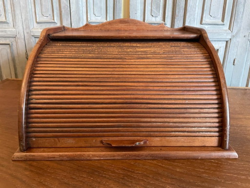 Desk, Roller Shutter Cabinet, Mailbox, Art Deco, 1930, French