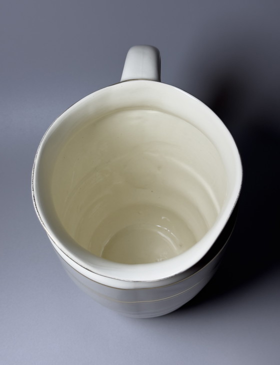 Image 1 of Boch Frères La Louvière Art Deco Big Pitcher, Belgium, c. 1920s–1930s