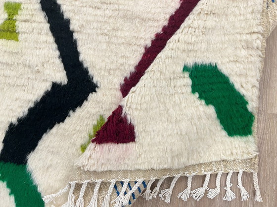 Image 1 of Tappeto marocchino in lana colorata - 239 cm x 160 cm