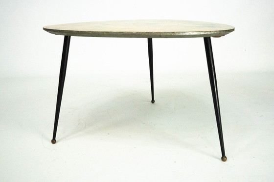 Image 1 of Italienischer Dreibein-Couchtisch im Mid-Century-Modern-Stil, 1950er Jahre