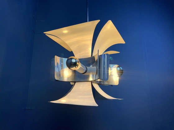 Image 1 of Italienischer Weltraumzeitalter-Kronleuchter, 1960er Jahre