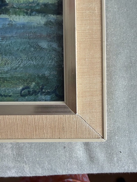 Original Oil Painting by Adriaan van Arkel (1924–2006) – Village View – Paintings & Drawings, Wood (photo 13 of 16)