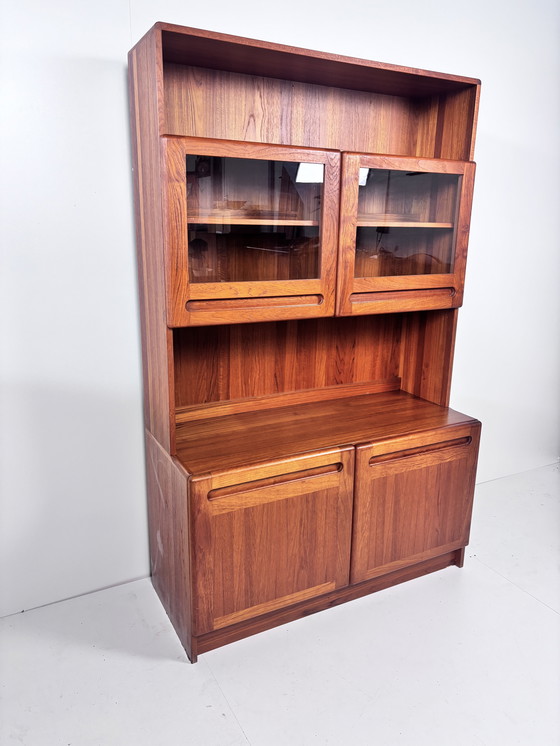 Image 1 of Vintage vitrinekast teak deens