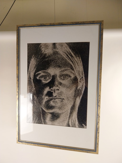 1 x oeuvre signée Xenri (Henri?) Rogmans '65