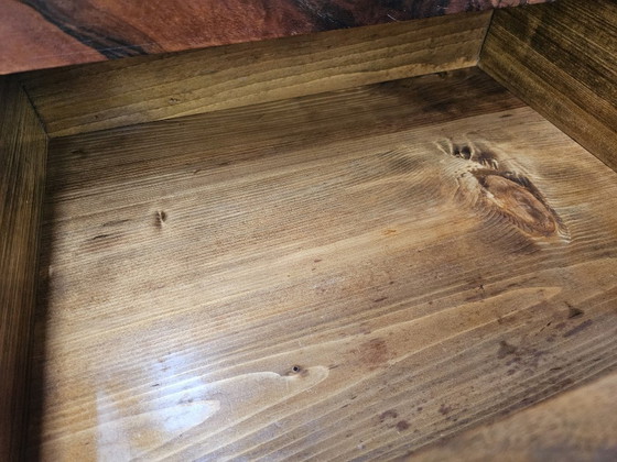 Image 1 of Art Decò Display Cabinet in Walnut Burl