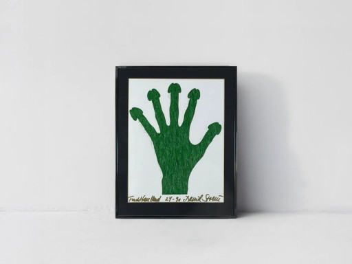 Daniel Spoerri The Fertile Hand – Grün Weiß | Daniel Spoerri